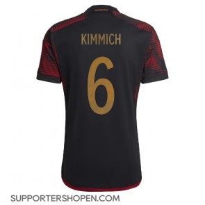 Tyskland Joshua Kimmich #6 Borta Matchtröja VM 2022 Kortärmad